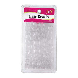 Joy Large Hair Beads 60Ct Clear