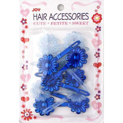 Joy Daisy Barrette 12ct Asst Blue  Joy   