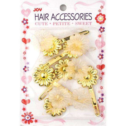 Joy Daisy Barrette 12ct Asst Gold  Joy   