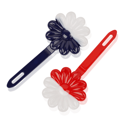Joy Daisy Barrettes 12ct Navy & Red  Joy   