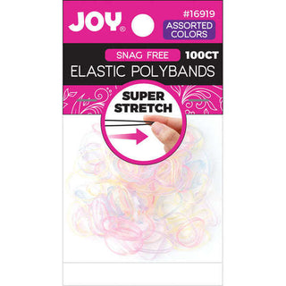 Joy Elástico Polybands 2,5cm Diámetro 100ct Transparente