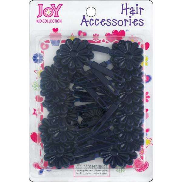 Joy - Joy Hair Barrettes 10Ct Navy - Annie International