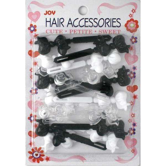 Joy Hair Barrettes 16ct Assorted Ribbon II  Joy   