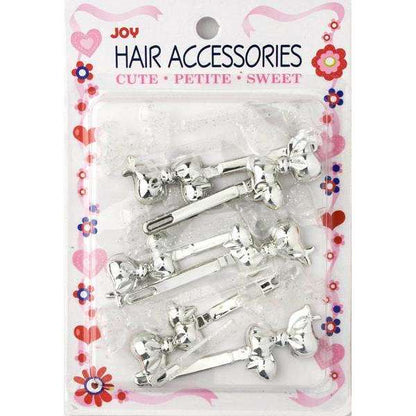 Joy Ribbon Barrette II 12ct Assorted Silver  Joy   