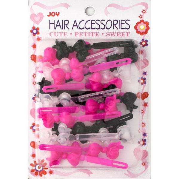 JOY Hair Barrettes - Bow - PBW Assort #16724
