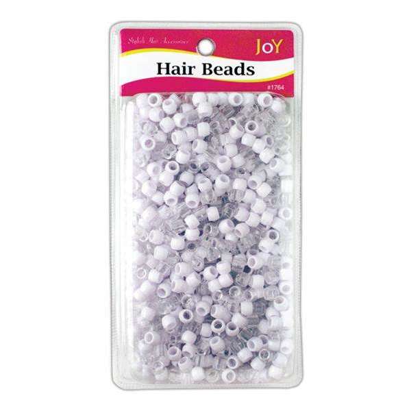 
                  
                    Load image into Gallery viewer, Joy Round Beads Regular Size 1000Ct White and Clear
                  
                