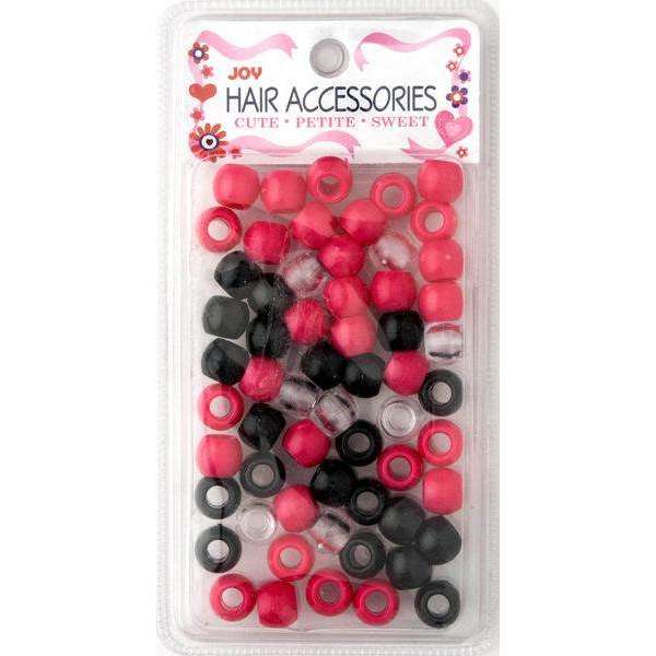Joy Round Plastic Beads Large Size 50Ct Asst Color