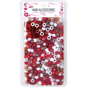 
                  
                    Load image into Gallery viewer, Joy Round Plastic Beads Regular Size 1000Ct Asst Color Beads Joy   
                  
                