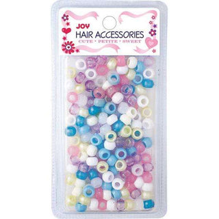 Joy Round Plastic Beads Regular Size 200Ct Asst Color