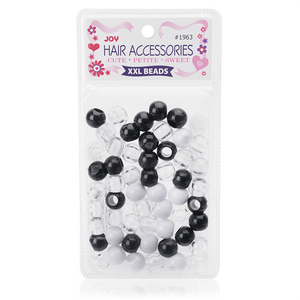 White 2025 plastic beads