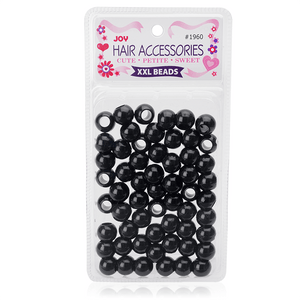 
                  
                    Load image into Gallery viewer, Joy Round Plastic Beads XX-Large Black Beads Joy   
                  
                