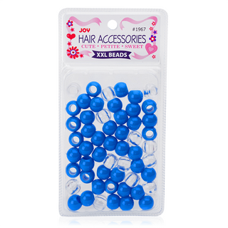 Joy Round Plastic Beads XX-Large Blue