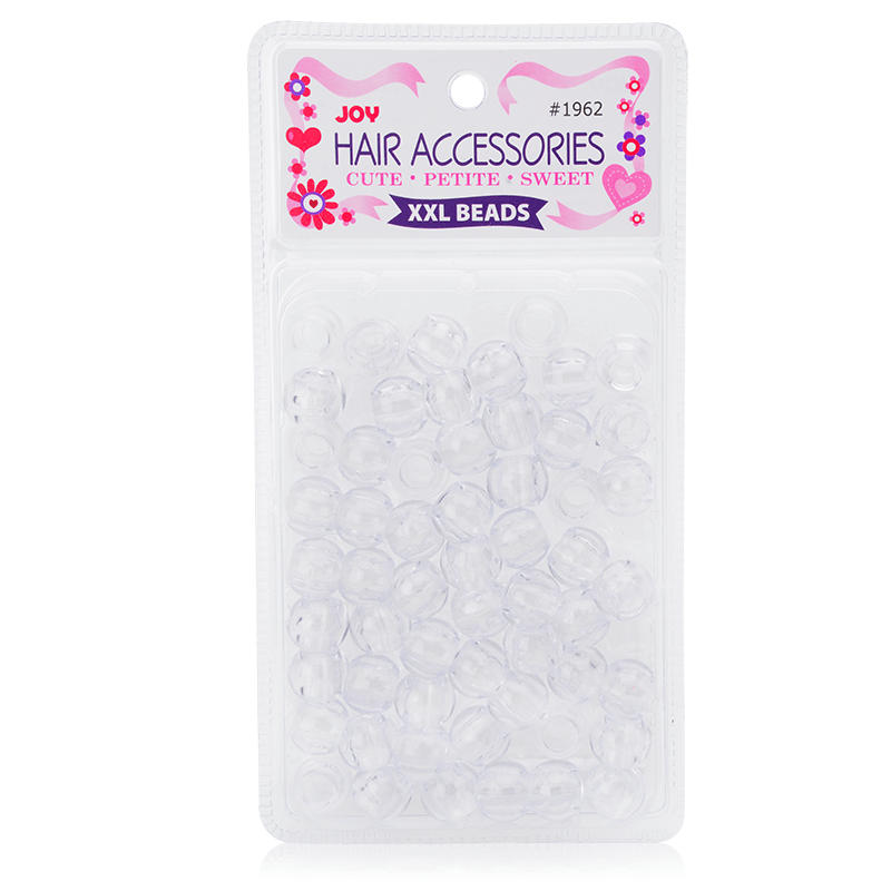 
                  
                    Load image into Gallery viewer, Joy Round Plastic Beads XX-Large Clear Beads Joy   
                  
                