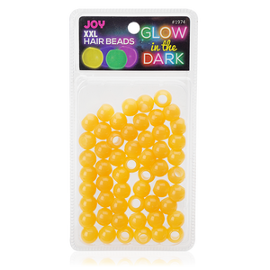 
                  
                    Load image into Gallery viewer, Joy XX-Large Glow In the Dark Hair Beads Orange Beads Joy   
                  
                