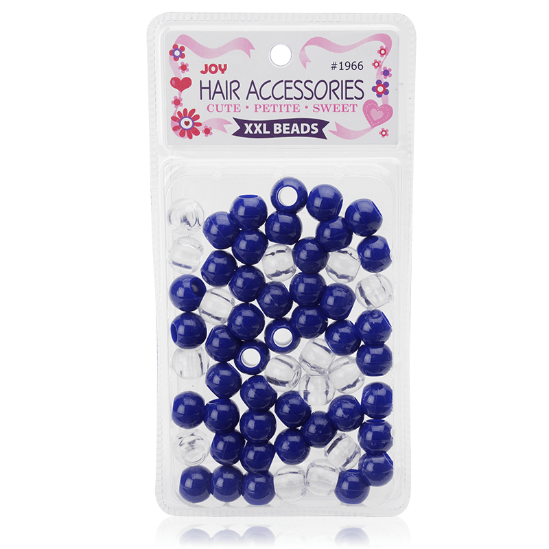 Joy Round Plastic Beads XX-Large Navy Beads Joy   
