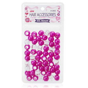 
                  
                    Load image into Gallery viewer, Joy Round Plastic Beads XX-Large Orchid Beads Joy   
                  
                