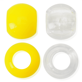 Joy Round Plastic Beads XX-Large Yellow