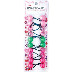 
                  
                    Load image into Gallery viewer, Joy - Joy Twin Bead Ponytailers 10ct Asst - Annie International
                  
                