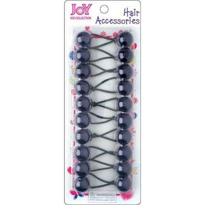 
                  
                    Load image into Gallery viewer, Joy Twin Beads Ponytailers 10Ct Navy Blue
                  
                