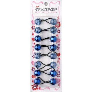 Joy Twin Beads Coletas 8Ct Surtido Azul