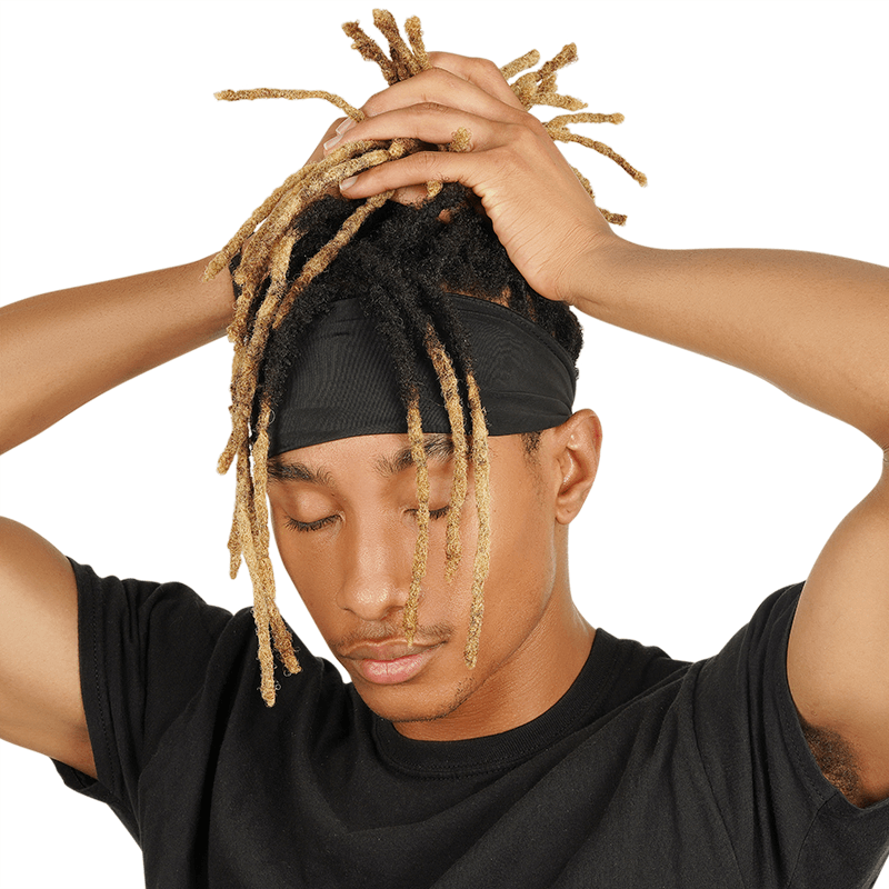 
                  
                    Load image into Gallery viewer, Mr. Durag Dreadlock Band Black
                  
                