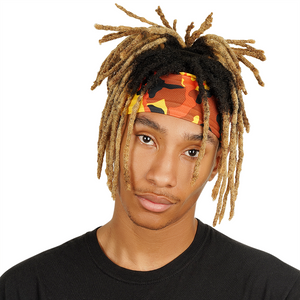 
                  
                    Load image into Gallery viewer, Mr. Durag Dreadlock Band Orange Camouflage
                  
                