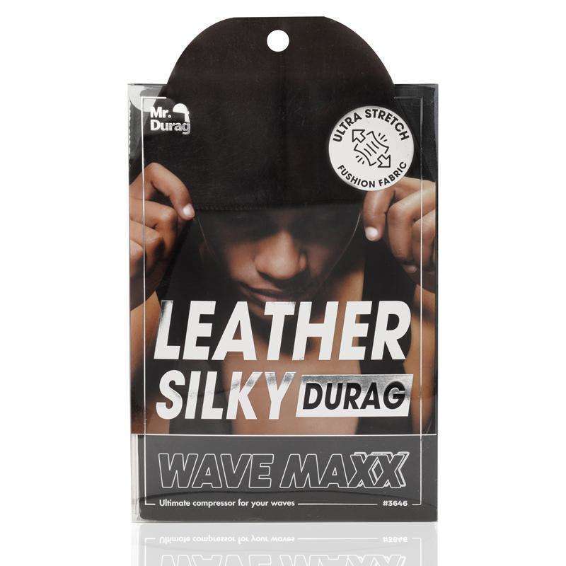 Mr. Durag Leather Silky Durag Black Durags Mr. Durag   
