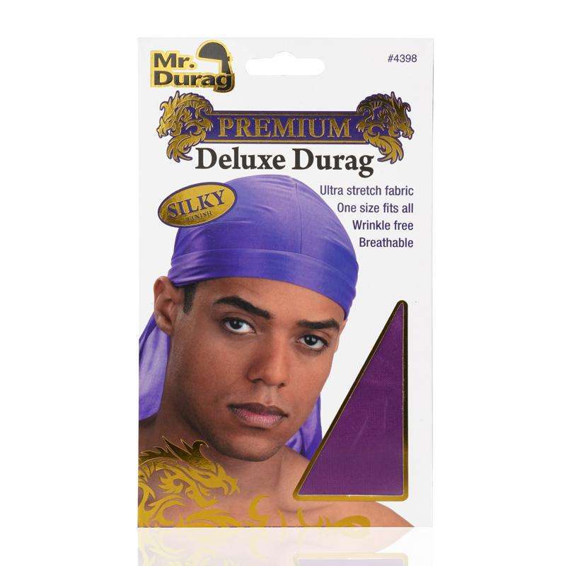 Mr. Durag Silky Deluxe Durag Purple Durags Mr. Durag   