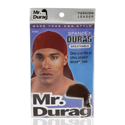 Annie International:Mr. Durag Spandex Durag Asst Color:Brown