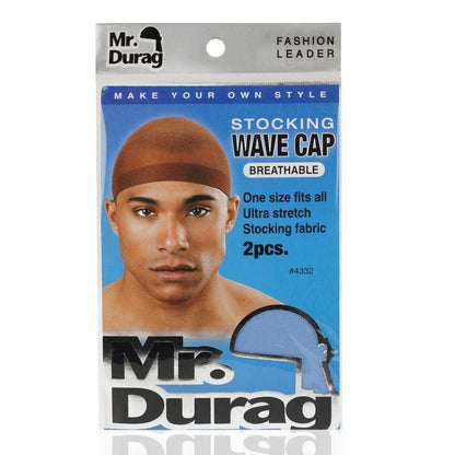 Annie International:Mr. Durag Stocking Wave Cap 2Pc Asst Color:Sky Blue