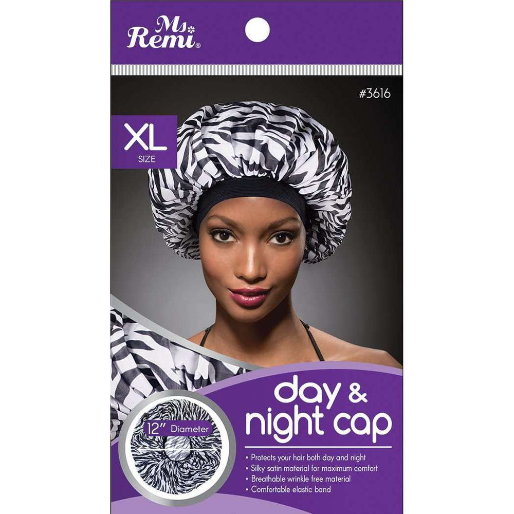 Ms. Remi Day & Night Cap XL Zebra Bonnets Ms. Remi   