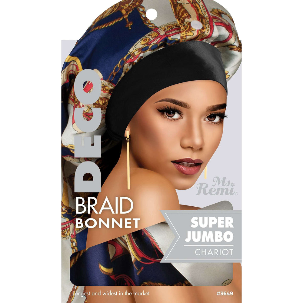 
                  
                    Load image into Gallery viewer, Ms. Remi Deco Braid Bonnet Jumbo - XL Assorted Colors Bonnets Ms. Remi Chariot  
                  
                