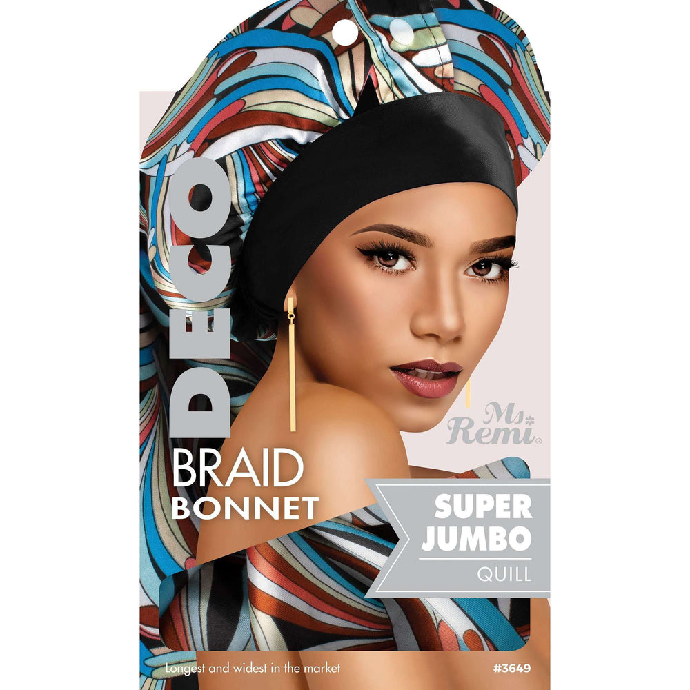 
                  
                    Load image into Gallery viewer, Ms. Remi Deco Braid Bonnet Jumbo - XL Assorted Colors Bonnets Ms. Remi Quill  
                  
                