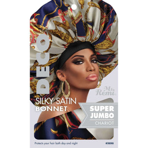
                  
                    Load image into Gallery viewer, Ms. Remi Deco Silky Satin Bonnet X-Jumbo Assorted Color Bonnets Ms. Remi Chariot  
                  
                