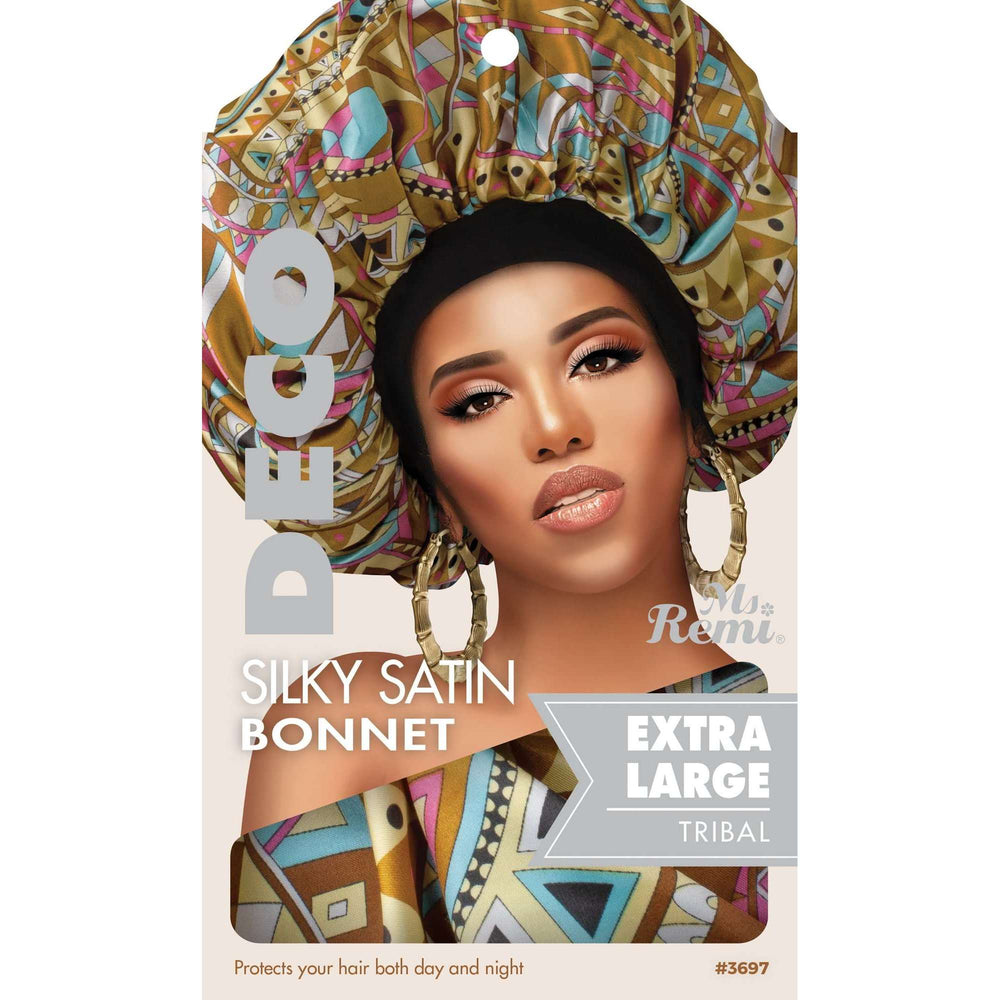 
                  
                    Cargar imagen en el visor de la galería, Ms. Remi Deco Silky Satin Bonnet XL Assorted Color Bonnets Ms. Remi Tribal  
                  
                