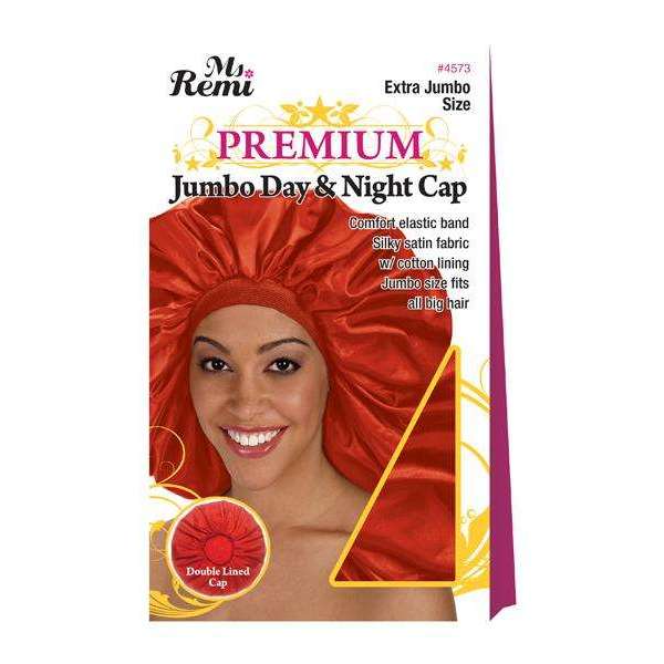 Ms. Remi Premium Day and Night Cap X-Jumbo Asst Color Bonnets Ms. Remi Red  