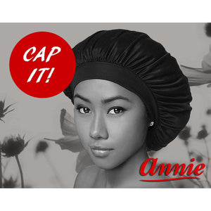 
                  
                    Load image into Gallery viewer, Ms. Remi Extra Jumbo Day and Night Cap Black Hair Care Wraps Ms. Remi   
                  
                