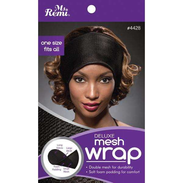 Ms. Remi Deluxe Mesh Wrap Black Hair Care Wraps Ms. Remi   
