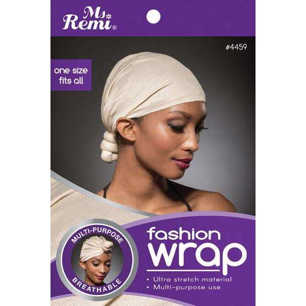 Ms. Remi Fashion Wrap Asst Color Hair Care Wraps Ms. Remi Ivory  