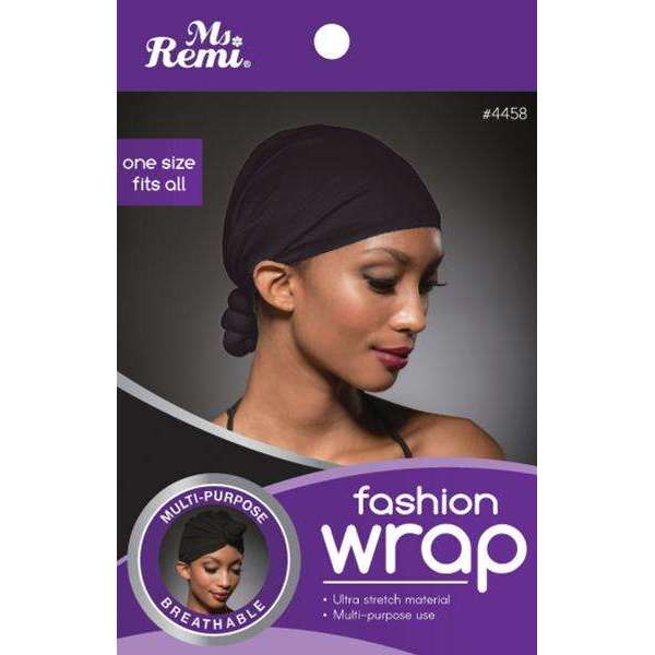 Ms. Remi Fashion Wrap Black Hair Care Wraps Ms. Remi   