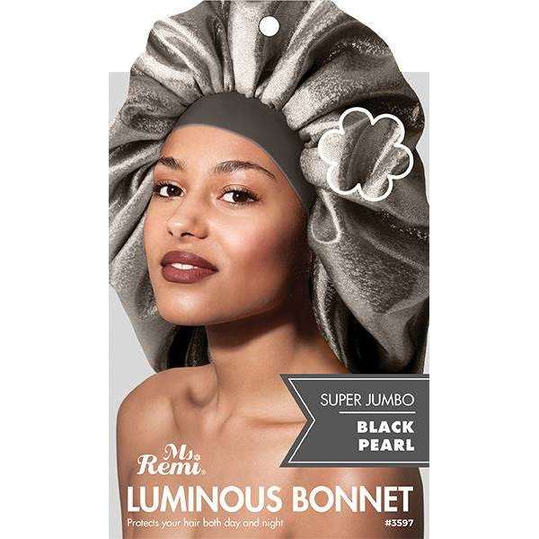 Ms. Remi Luminous Bonnet  X-Jumbo Black Bonnets Ms. Remi   