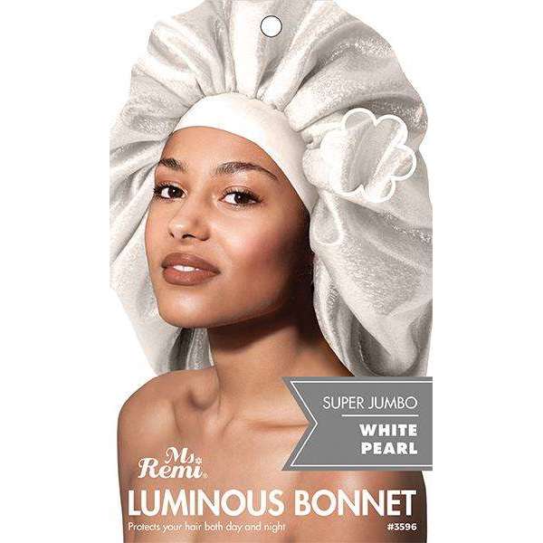 Ms. Remi Luminous Bonnet  X-Jumbo White