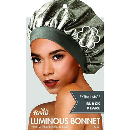Annie International:Ms. Remi Luminous Bonnet  XL Black