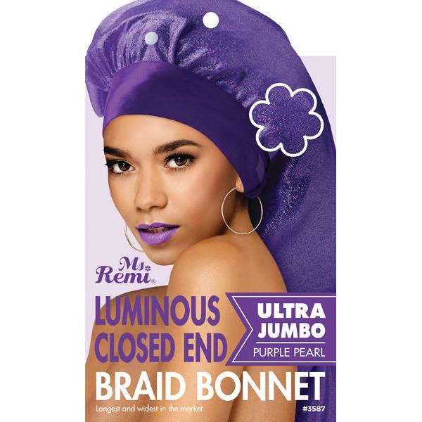 Ms. Remi Luminous Braid Ultra Jumbo, Assorted Bonnets Ms. Remi Purple  