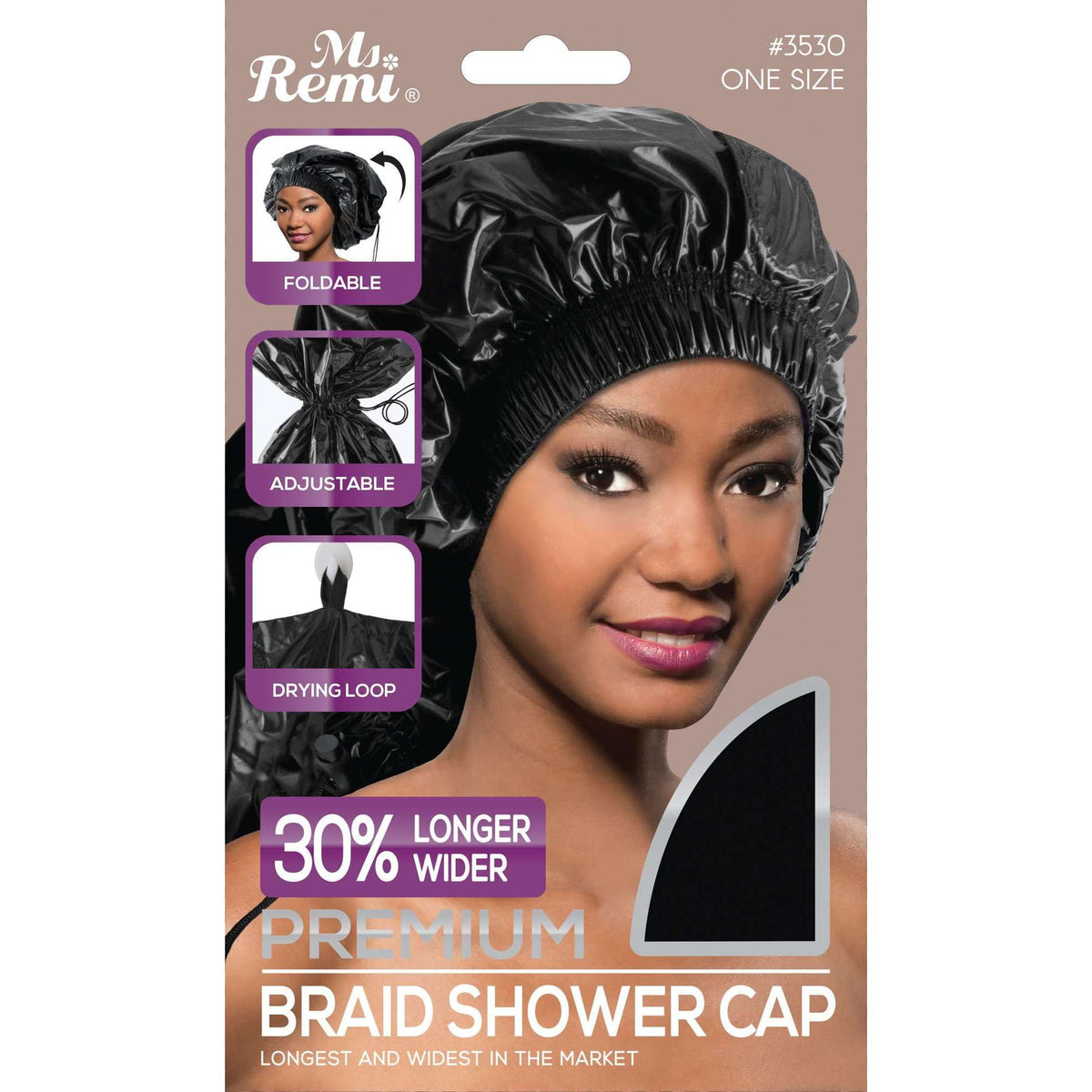 Ms Remi Premium Braid Shower Cap #3530
