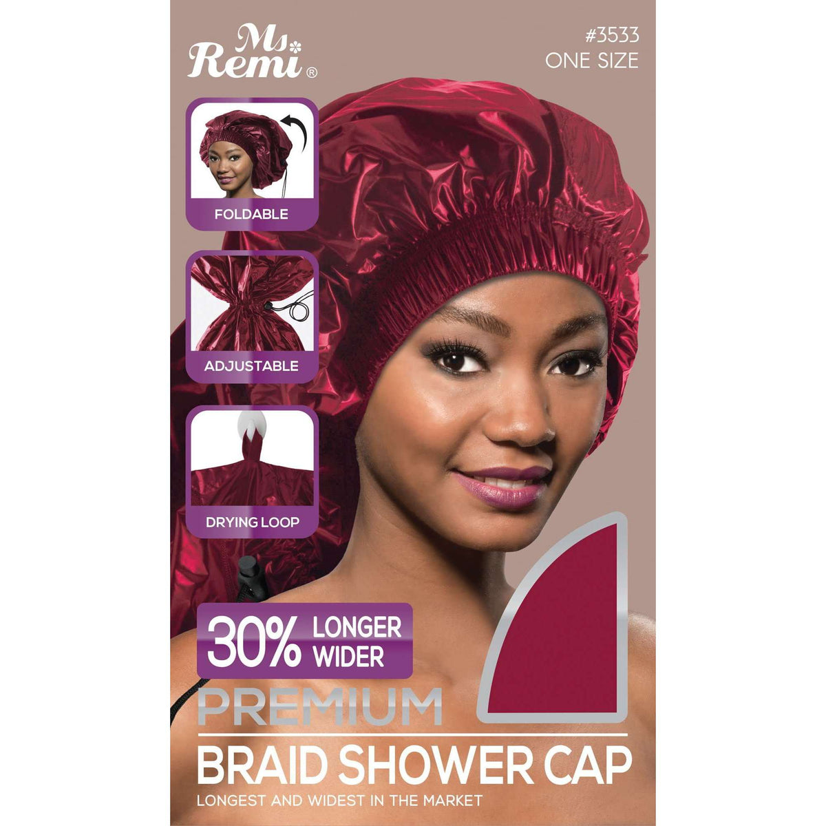 Ms Remi Premium Braid Shower Cap #3533