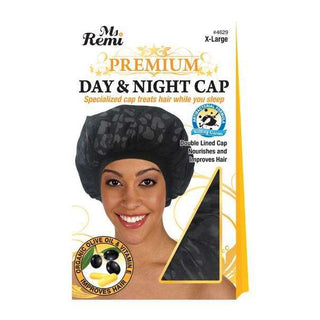 Ms. Remi Premium Day And Night Cap Xl Black Leopard Pattern