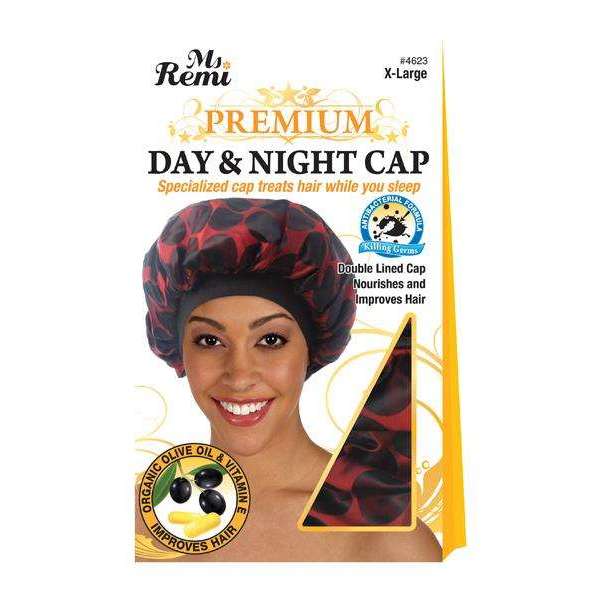 Ms. Remi Premium Day And Night Cap Xl Dot Pattern Bonnets Ms. Remi   