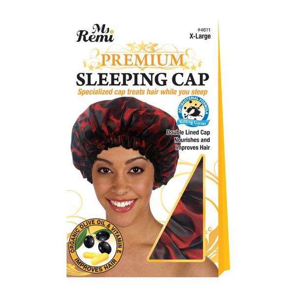Ms. Remi Premium Deluxe Sleeping Cap Xl Dot Pattern Bonnets Ms. Remi   