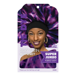 
                  
                    Load image into Gallery viewer, Ms. Remi Silky Satin Tie Dye Bonnet X-Jumbo Size Assorted Color
                  
                